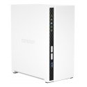 QNAP TS-233 võrkupääsu- ja varundusserver NAS Tower ARM Cortex-A55 2 GB 0 TB QNAP QTS Valge