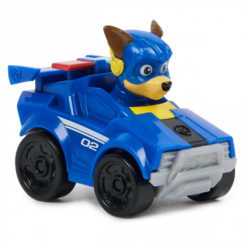 PAW Patrol : The Mighty Movie, Pup Squad Racers Collectible Chase, Mighty Pups Toy Cars, Kids Toys f – 3