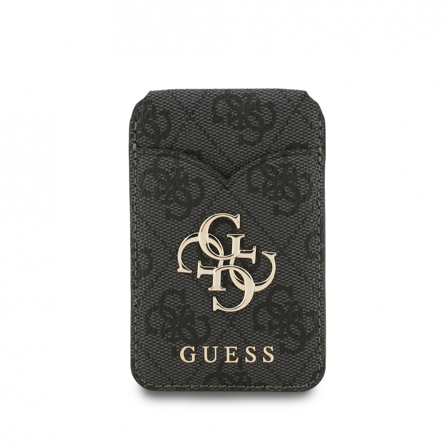 Guess PU 4G Mirror MagSafe Cardslot Stand Black – 3