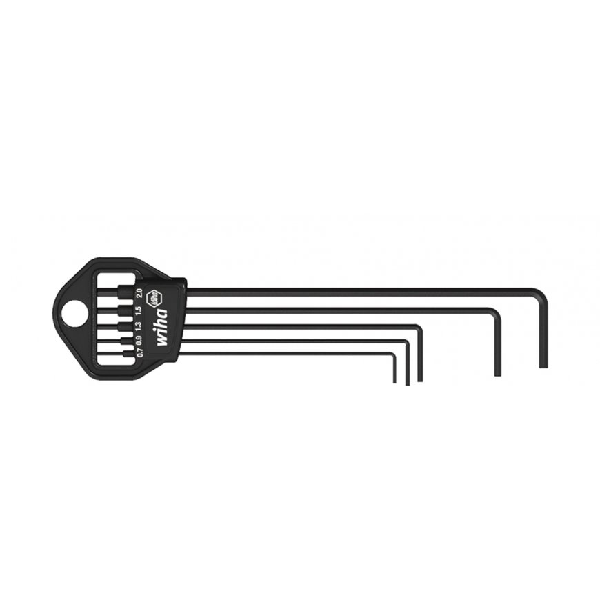 Wiha 352 HM5B L-shaped hex key set Metric 5 pc(s)