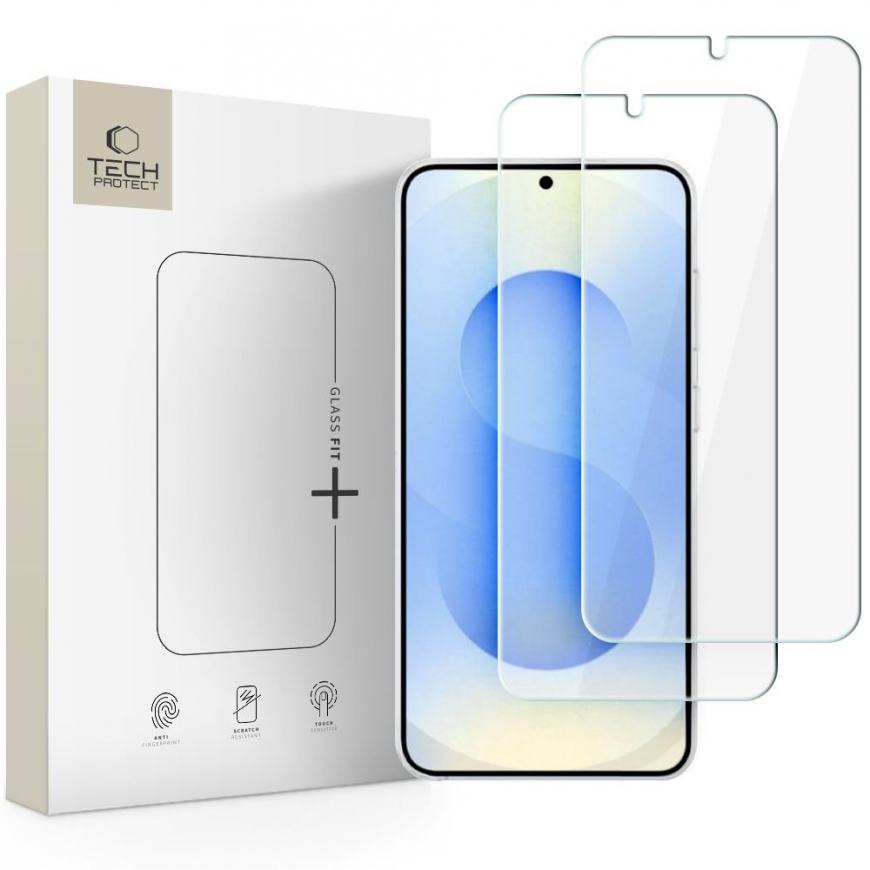 SZKŁO HARTOWANE TECH-PROTECT GLASS FIT+ 2-PACK GALAXY S26+ PLUS