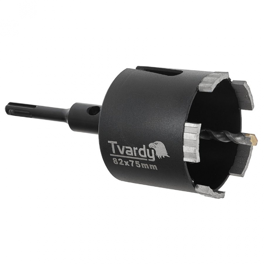 Kroņurbis dimanta d-82mm ar sds+ adapteri M16 betonam