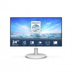 Philips V Line 241V8AW/00 kompiuterio monitorius 60,5 cm (23.8") 1920 x 1080 pikseliai „Full HD“ LCD Balta