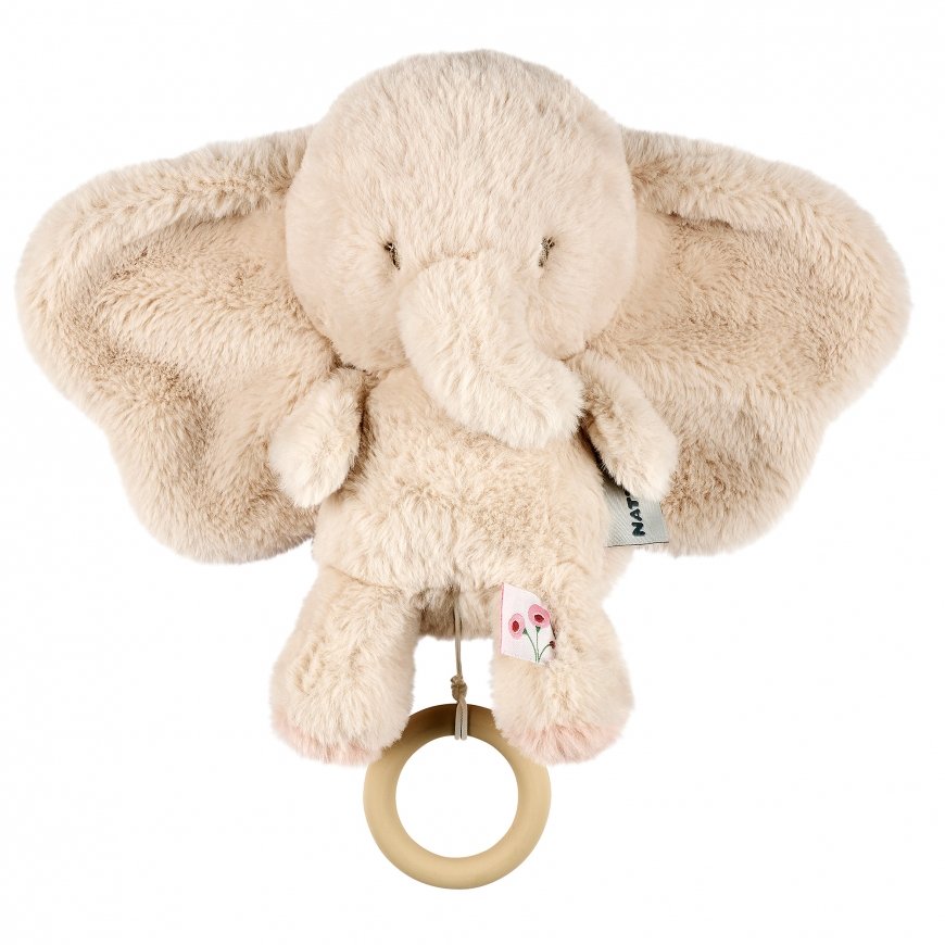 NATTOU Fanfan musical plush toy elephant sand, 25cm