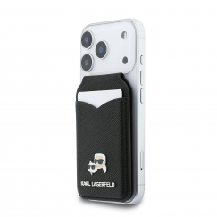 Karl Lagerfeld Mirror MagSafe Cardslot Stand Black