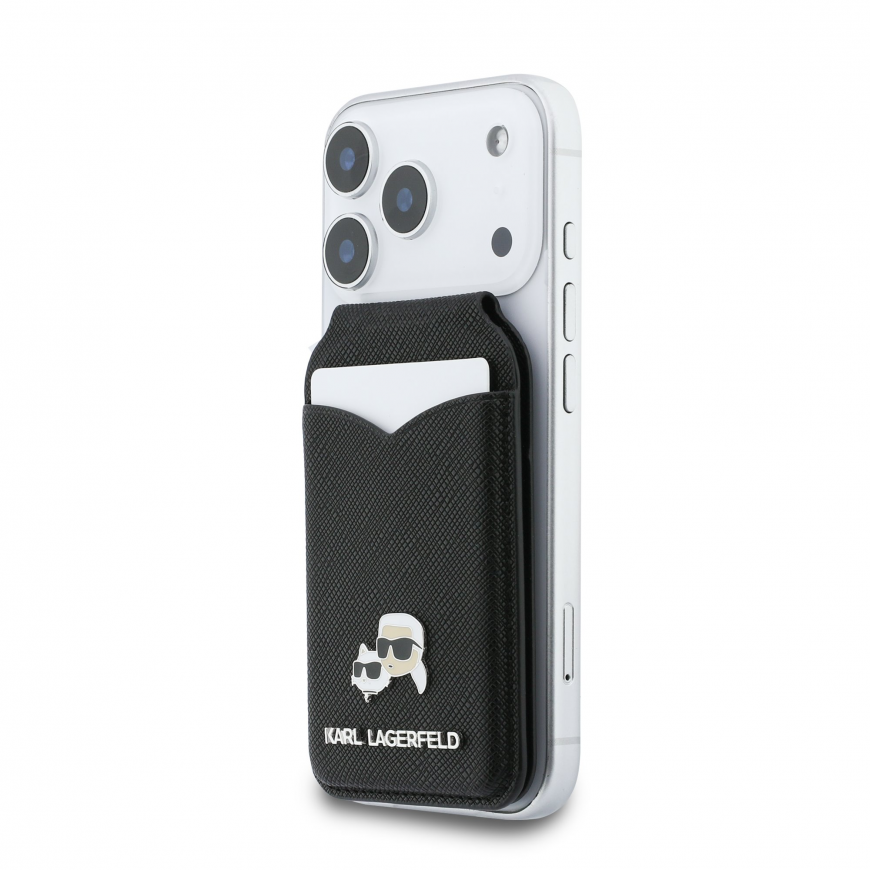 Karl Lagerfeld Mirror MagSafe Cardslot Stand Black