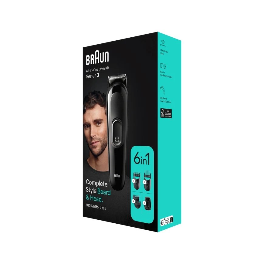 Braun MGK3420 Melns Niķeļa-metāla hidrīda (NiMH) – 3