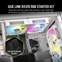 Corsair iCUE LINK RX120 RGB Tietokonekotelo Tuuletin 12 cm Valkoinen 3 kpl Corsair iCUE LINK RX120 RGB Tietokonekotelo Tuuletin 12 cm Valkoinen 3 kpl