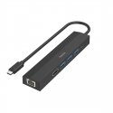 Hama 00200144 sąsajos šakotuvas USB 3.2 Gen 1 (3.1 Gen 1) Type-C 5000 Mbit/ai Juoda Hama 00200144 sąsajos šakotuvas USB 3.2 Gen 1 (3.1 Gen 1) Type-C 5000 Mbit/ai Juoda