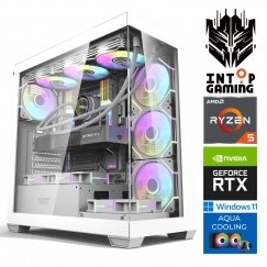 INTOP AQUA Ryzen 5 7500X3D 64GB DDR5 1TB SSD M.2 NVME + 2TB RTX5080 16GB WIN11