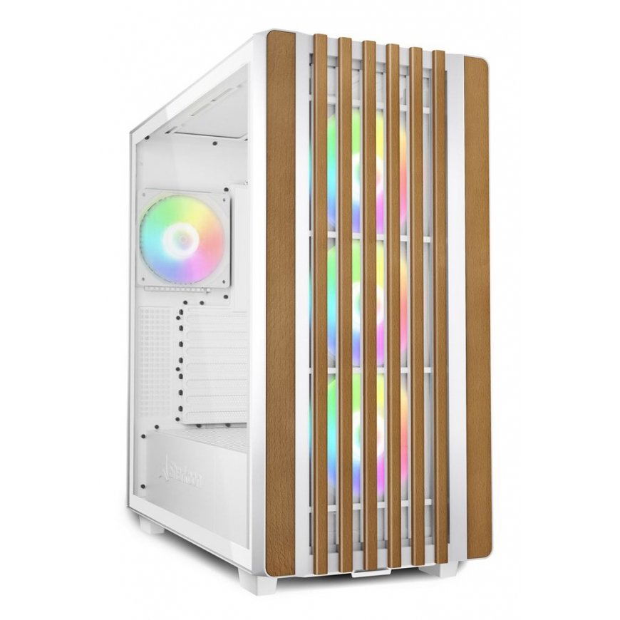 Sharkoon REBEL C70G RGB Full Tower Balts, Koks – 5
