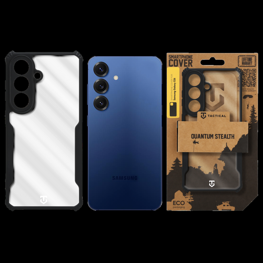 Tactical Quantum Stealth Cover for Samsung Galaxy S26 Clear|Blac – 2