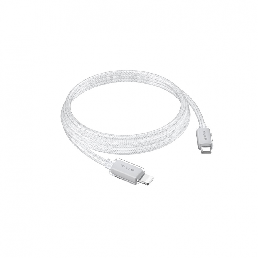 Devia cable Extreme EC654 PD USB-C - Lightning 1,5 m 27W 3A whit – 2