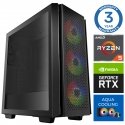 INTOP AQUA Ryzen 5 7500X3D 64GB DDR5 1TB SSD M.2 NVME RTX5060Ti 16GB ilman käyttöjärjestelmää INTOP AQUA Ryzen 5 7500X3D 64GB DDR5 1TB SSD M.2 NVME RTX5060Ti 16GB ilman käyttöjärjestelmää