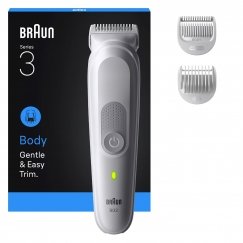 Braun Series 3 BG3530 skuveklis ķermenim Pelēks