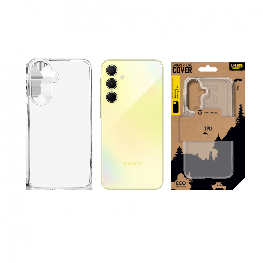Tactical TPU Cover for Samsung Galaxy A37 Transparent – 2