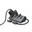 Hama 00200140 laptop dock/port replicator USB 3.2 Gen 1 (3.1 Gen 1) Type-A Anthracite, Black