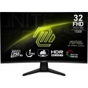 MSI MAG 32C6X monitori 80 cm (31.5") 1920 x 1080 pikseļi Full HD Melns MSI MAG 32C6X monitori 80 cm (31.5") 1920 x 1080 pikseļi Full HD Melns