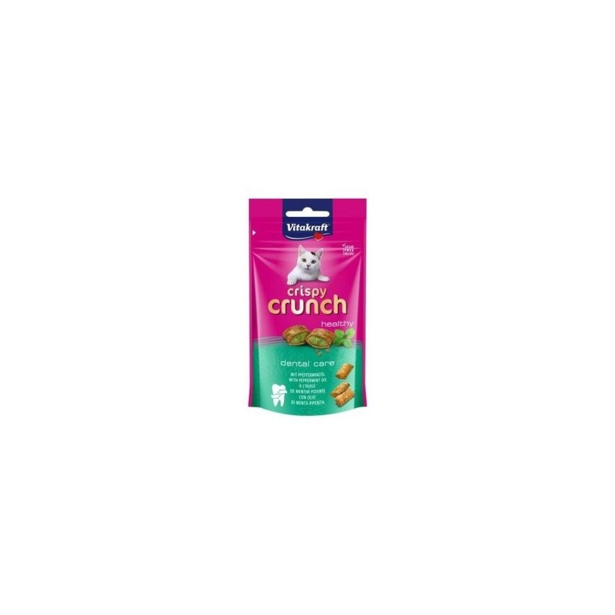 VITAKRAFT Crispy Crunch dantų skanėstas katėms 60g