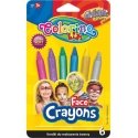 COLORINO KIDS sejas krāsas Metallic, 6 krāsas, 65917PTR COLORINO KIDS sejas krāsas Metallic, 6 krāsas, 65917PTR