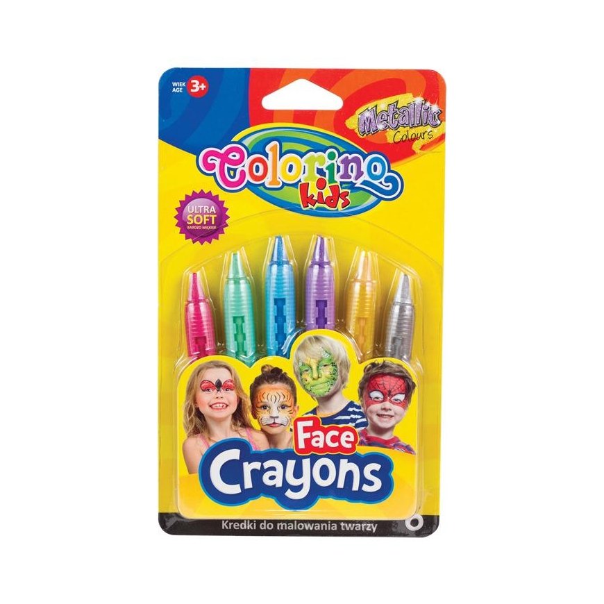 COLORINO KIDS Face Paint Metallic, 6 colors, 65917PTR – 2