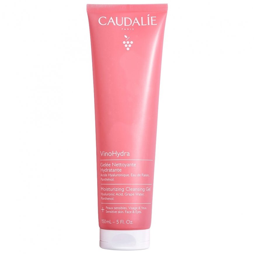 Caudalie Vinohydra Moisturizing Cleansing Gel drėkinantis valomasis gelis, 150 ml