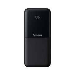 Baseus Lipow 10000mAh 22.5W ārējā baterija ar divkāršu integrētu kabeli un ekrānu (ar papildu melnu Baseus parasto USB-A - USB-C