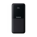Baseus Lipow 10000mAh 22.5W išorinė baterija su dvigubu integruotu laidu ir ekranu (su papildomu juodu Baseus paprastu USB-A - U Baseus Lipow 10000mAh 22.5W išorinė baterija su dvigubu integruotu laidu ir ekranu (su papildomu juodu Baseus paprastu USB-A - U