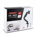 Maclean MC-860 monitora stiprinājums un statīvs 68,6 cm (27") Galds Melns Maclean MC-860 monitora stiprinājums un statīvs 68,6 cm (27") Galds Melns