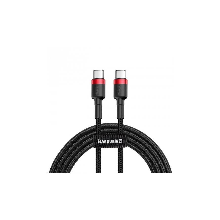 Baseus Cafule USB-kaapeli 2 m USB C musta, Punainen