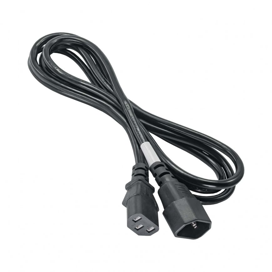Akyga AK PC di 03 A verlaengerungs Stromkabel, 1,8 m per PC, stampante, Schermi NERO Juoda IEC C13