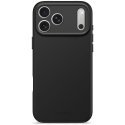 Decoded Silicone Backcover Apple iPhone 17 Pro Max Phantom Black matkapuhelimen suojakotelo 17,5 cm 