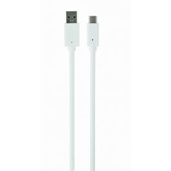 Cablexpert CCP-USB3-AMCM-W-10 USB-kaapeli USB 3.2 Gen 1 (3.1 Gen 1) 3 m USB A USB C Valkoinen