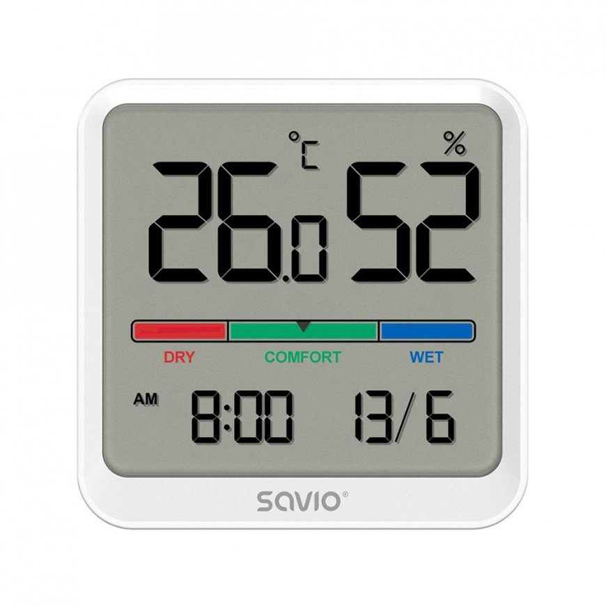 Savio CT-01/W temperatūras un mitruma sensors
