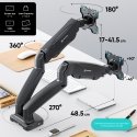 ONKRON G160-B monitora stiprinājums un statīvs 81,3 cm (32") Galds Melns ONKRON G160-B monitora stiprinājums un statīvs 81,3 cm (32") Galds Melns