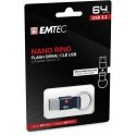 Emtec T100 Nano Ring 3.2 USB флеш накопитель 64 GB USB тип-A 3.2 Gen 1 (3.1 Gen 1) Черный Emtec T100 Nano Ring 3.2 USB флеш накопитель 64 GB USB тип-A 3.2 Gen 1 (3.1 Gen 1) Черный