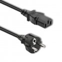 Qoltec 50369 virtajohto musta 2,5 m IEC C13 Virtapistoke tyyppi F Qoltec 50369 virtajohto musta 2,5 m IEC C13 Virtapistoke tyyppi F