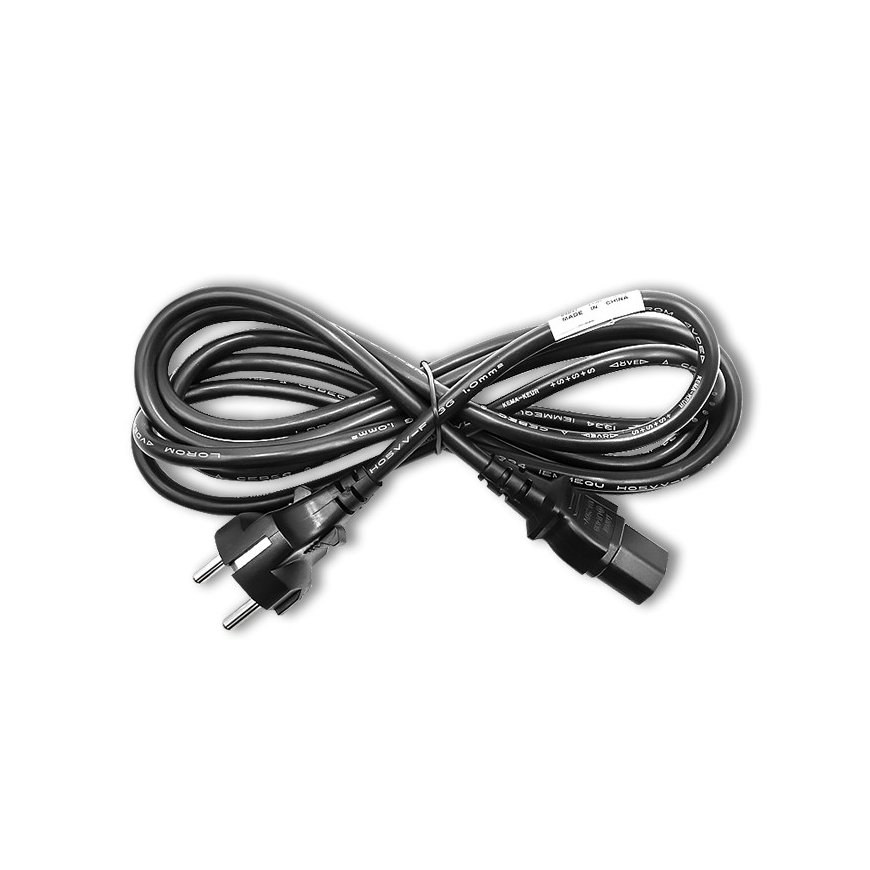 Qoltec 50369 power cable Black 2.5 m IEC C13 Power plug type F – 2