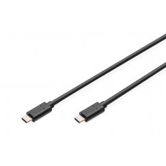 Digitus AK-300138-030-S USB kabelis USB 2.0 3 m USB C Juoda