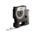 DYMO D1 Standard - Black on White - 12mm markeerimisteip Must valgel taustal DYMO D1 Standard - Black on White - 12mm markeerimisteip Must valgel taustal