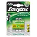 Energizer Power Plus AAA Перезаряжаемая батарея Никель-металл-гидридный (NiMH) Energizer Power Plus AAA Перезаряжаемая батарея Никель-металл-гидридный (NiMH)