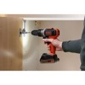 Black & Decker BCD003MEM2K-QW дрель 1400 RPM Без ключа Черный, Оранжевый