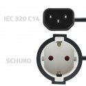 Qoltec 53906 maitinimo kabelis Juoda 0,15 m IEC 320 Schuko Qoltec 53906 maitinimo kabelis Juoda 0,15 m IEC 320 Schuko