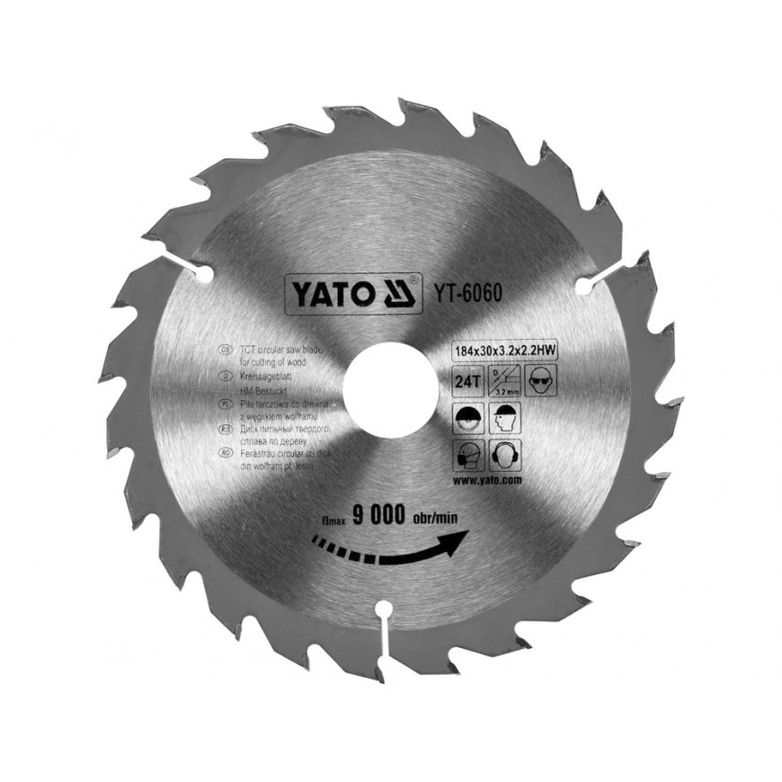 Yato YT-6060 pyörösahanterä 18,4 cm 1 kpl