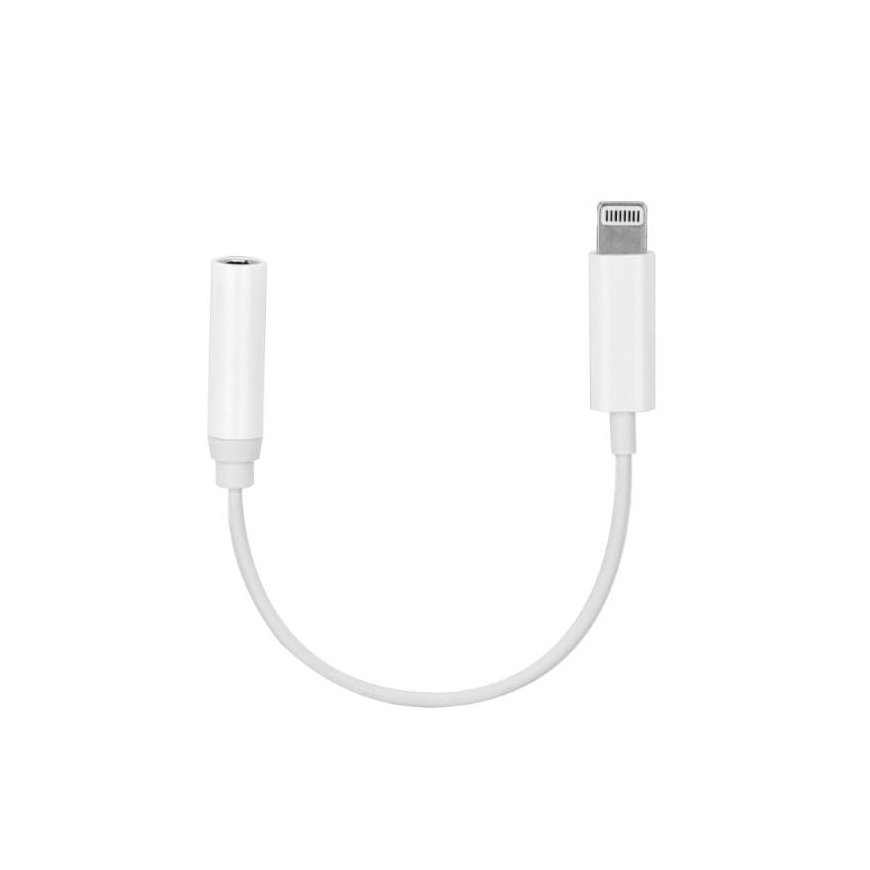 Hq HF/ääniadapteri, suunniteltu iPhone Lightning 8 kontaktin liittimeen, 3,5 mm valkoinen – 2