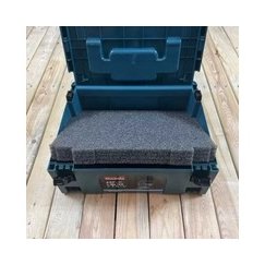 työkalupuristin vaahto Makita Makpac -työkalulaatikkoon, grafiitti, LeanCraft [LF-A-MAKITA] LeanFoam