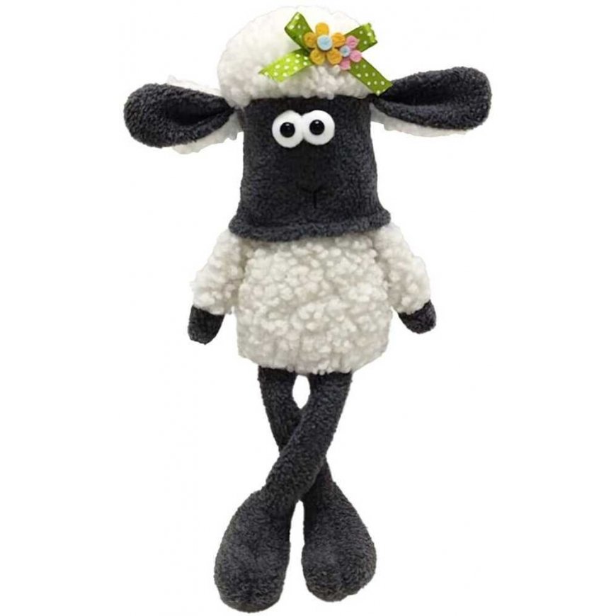 Saska Garden Spring Decoration Sitting Sheep 14 x 8 x 45 cm
