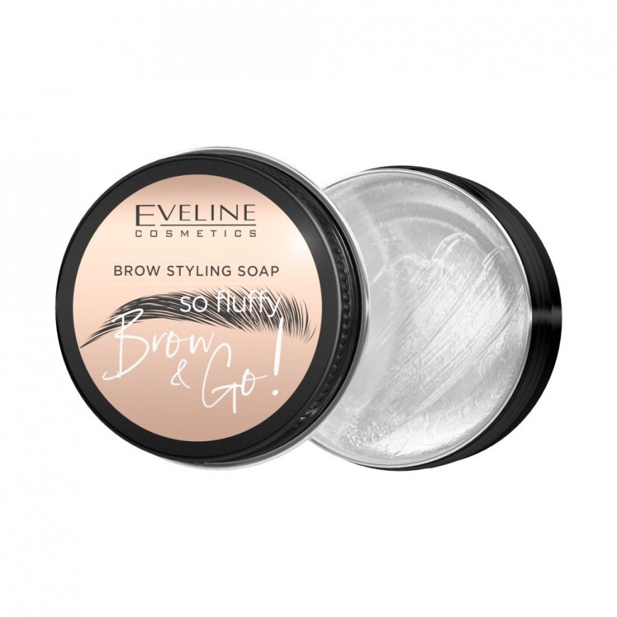 Eveline Cosmetics Brow&Go! Styling Soap So Fluffy, 25 g – 2