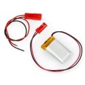 Akyga Li-Pol element 250mAh 1S 3.7V - JST-BEC ühendus + pesakond - 30x17x6mm Akyga Li-Pol element 250mAh 1S 3.7V - JST-BEC ühendus + pesakond - 30x17x6mm