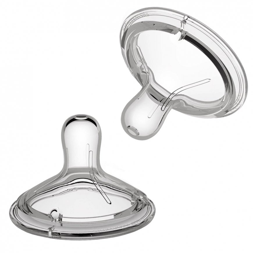 Nanobebe Bottle Silicone Nipple - Freestyle Flow - 2 pcs. – 2